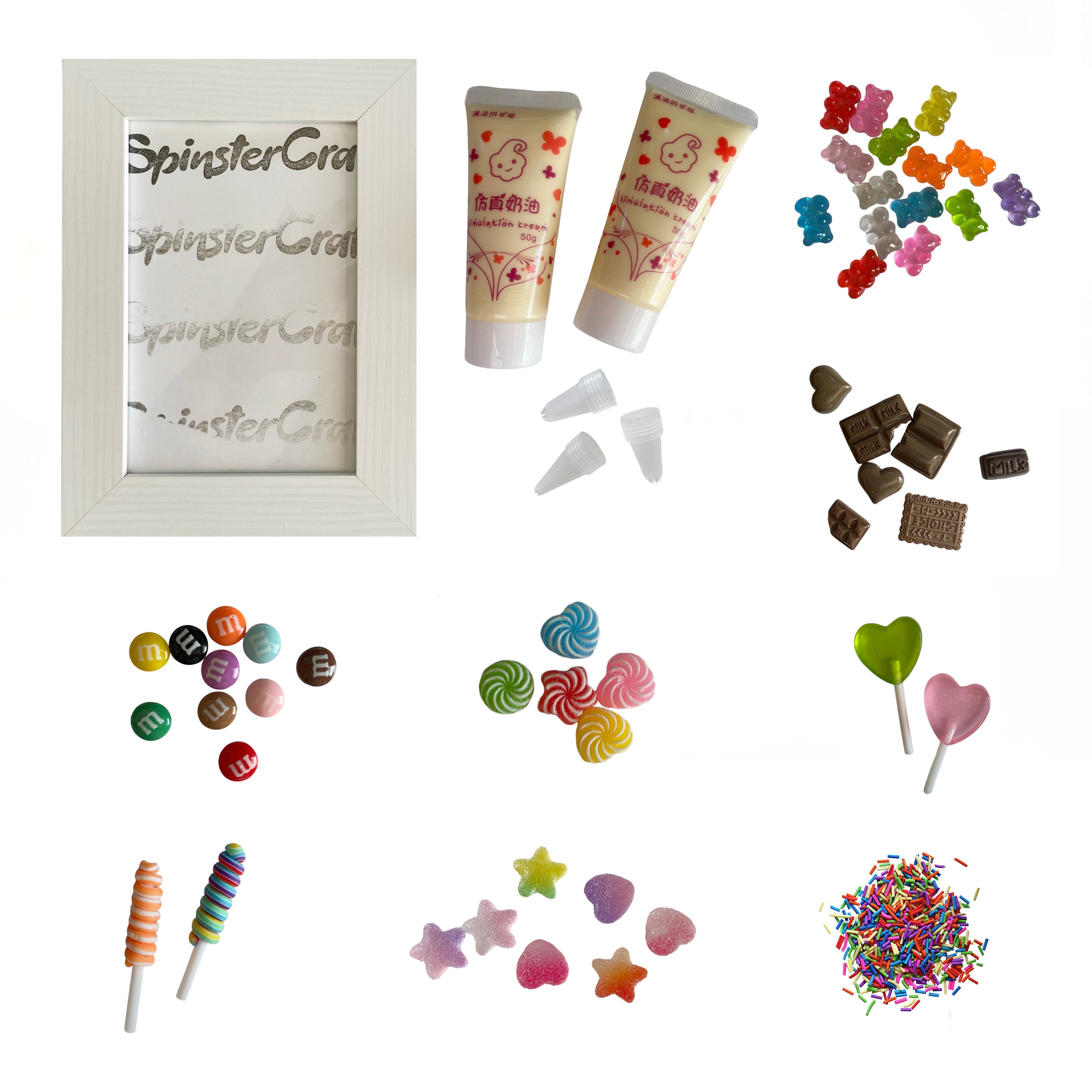 Candyland Frame - Japanese Decoden – Spinster Craft